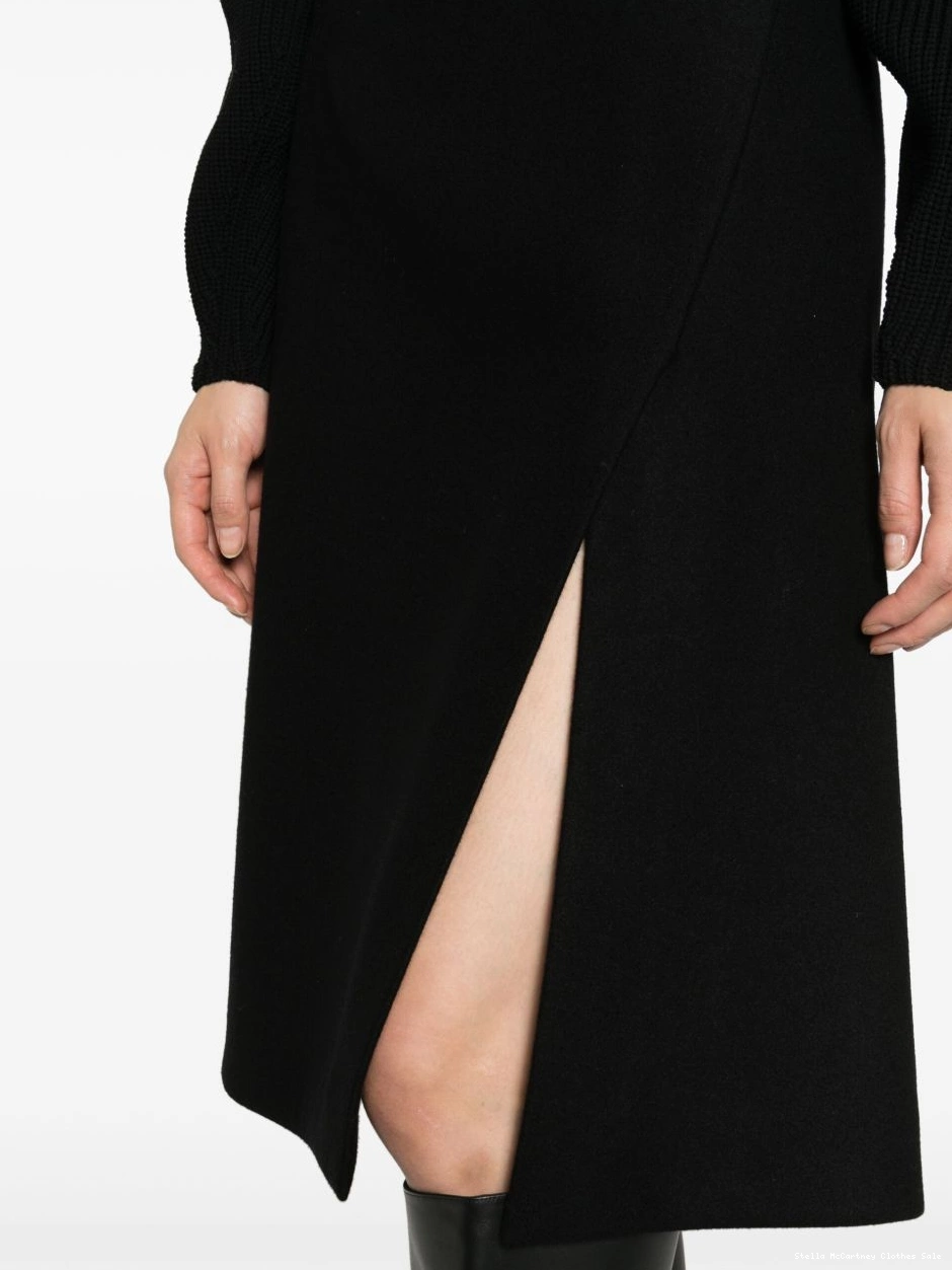 Cheap Women McCartney skirt front-split A-line felted Stella 0713